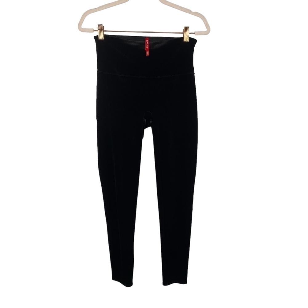 Spanx Velvet Leggings in Black Size Large - Picture 3 of 7